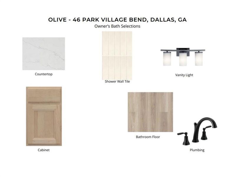 Sample of building materials used in homes in Easton Park, Dallas (Image 4). Sample of building materials used in homes in Easton Park, Dallas (Image 4).