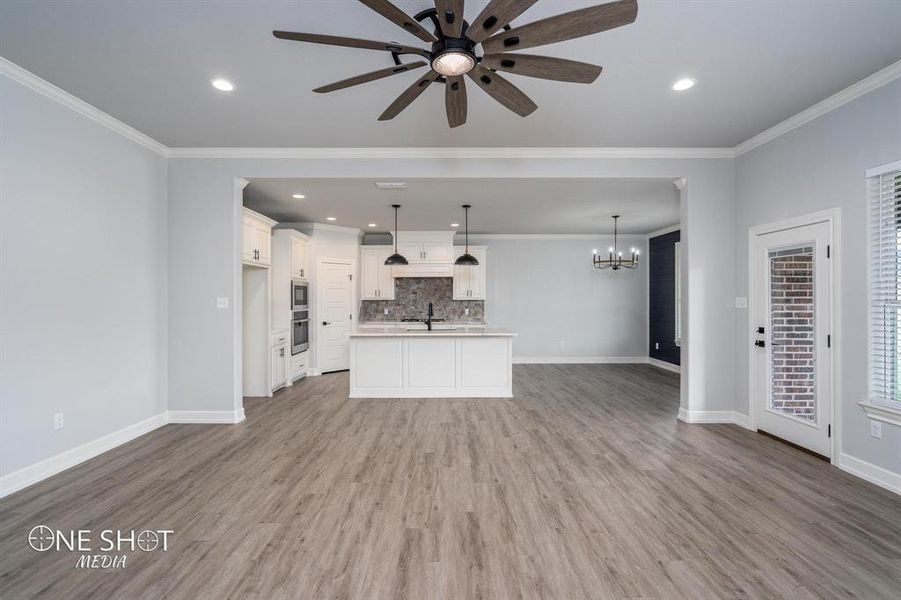 Furnished interior view inside a new home in , Abilene (Image 9).