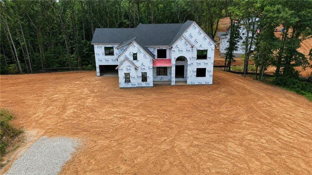 In-progress construction of a new home in , Bethlehem, GA (Image 16).