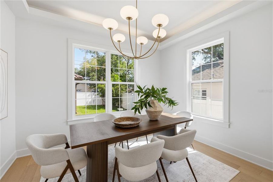 Furnished interior view inside a new home in , St. Petersburg (Image 13).