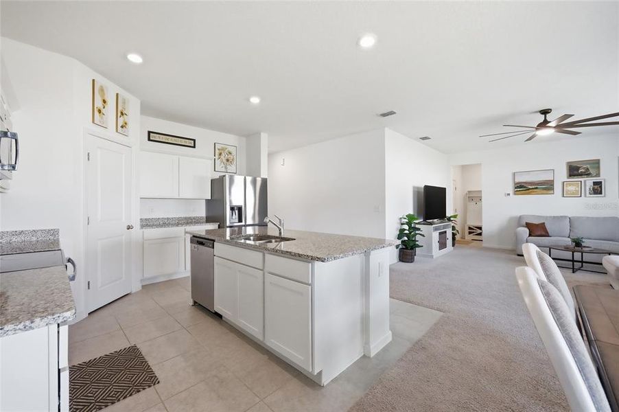 Furnished interior view inside a new home in , Clermont (Image 12). Furnished interior view inside a new home in , Clermont (Image 12).