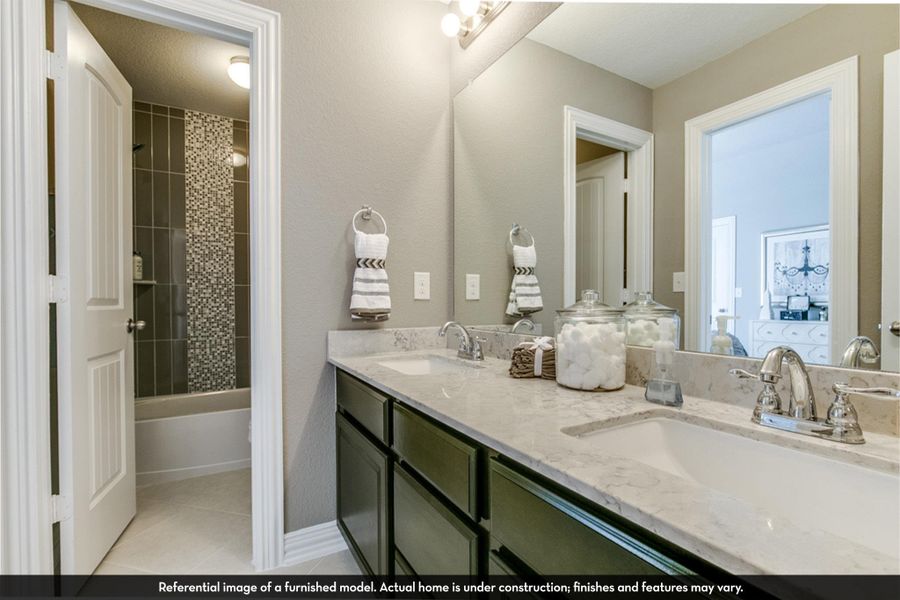 Furnished interior view inside a new home in Sunfield, Buda (Image 17). Furnished interior view inside a new home in Sunfield, Buda (Image 17).