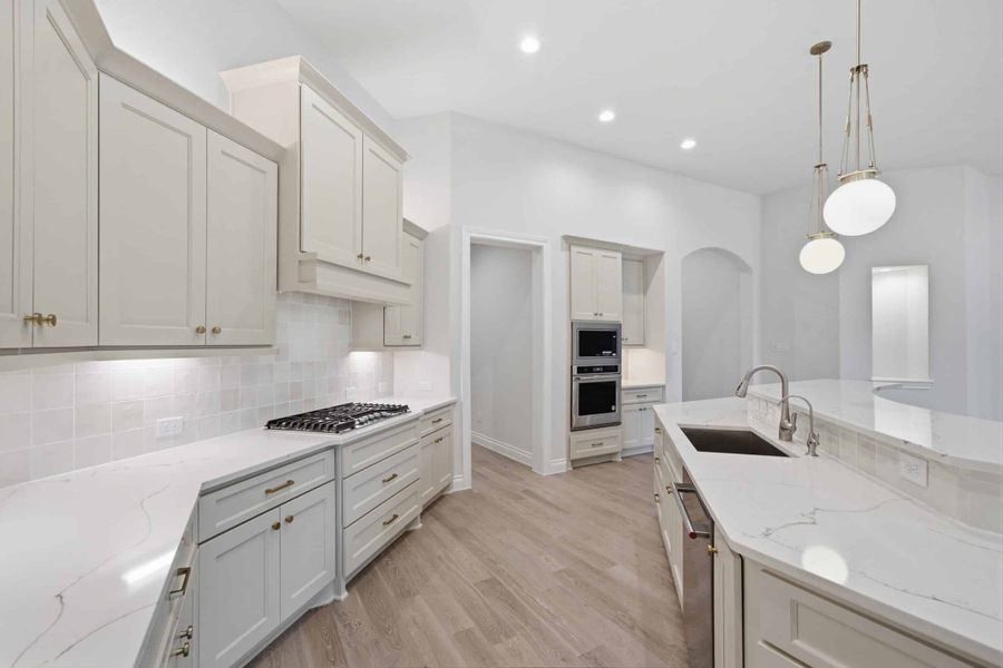 Furnished interior view inside a new home in The Woodlands Hills 65′, Willis (Image 15).