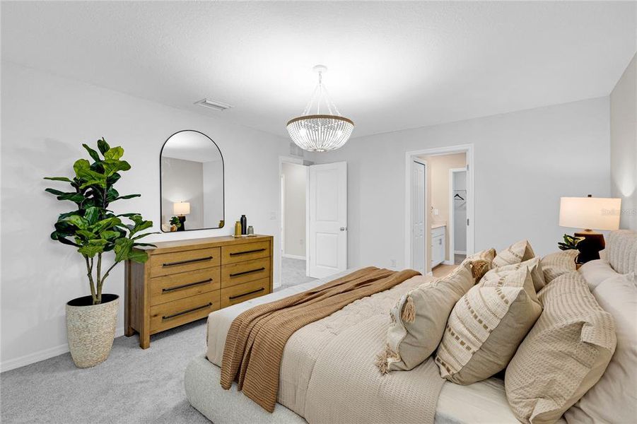 Furnished interior view inside a new home in Rye Ranch, Parrish (Image 27). Furnished interior view inside a new home in Rye Ranch, Parrish (Image 27).