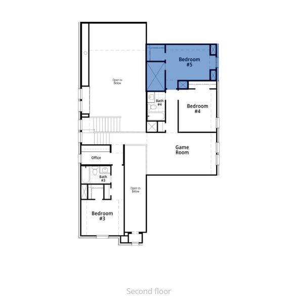 2D floor plan layout of this home in Wildridge, Oak Point, TX (Image 3). 2D floor plan layout of this home in Wildridge, Oak Point, TX (Image 3).