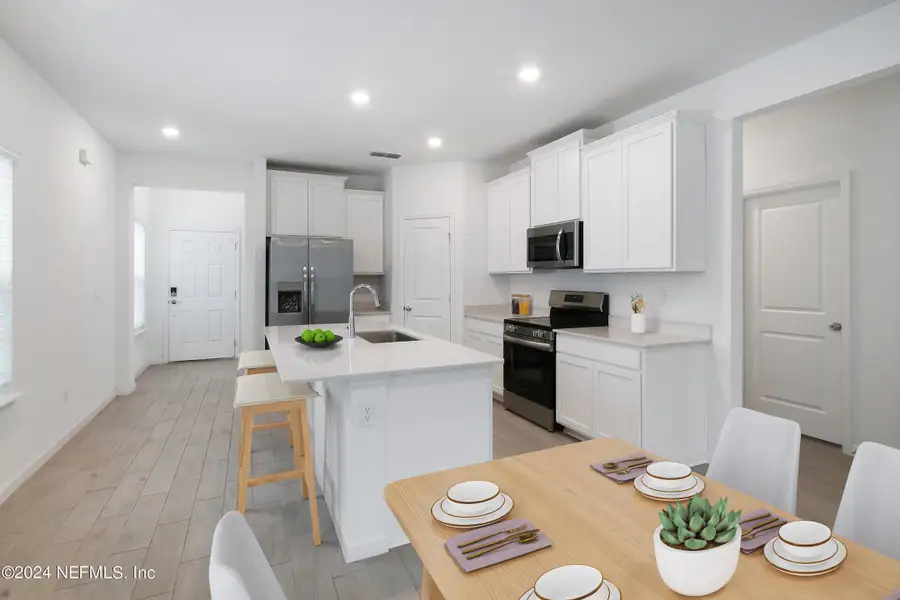 Furnished interior view inside a new home in Silver Falls Single Family at SilverLeaf, St. Augustine (Image 6).