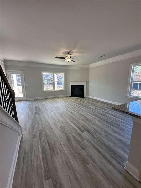 Spacious, unfurnished interior of a new home in Mirror Lake at South Harbour, Villa Rica (Image 21).