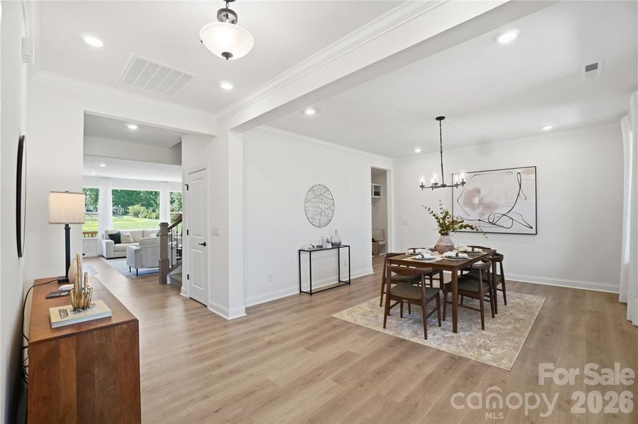 Furnished interior view inside a new home in Lancaster Hwy, Waxhaw (Image 9).