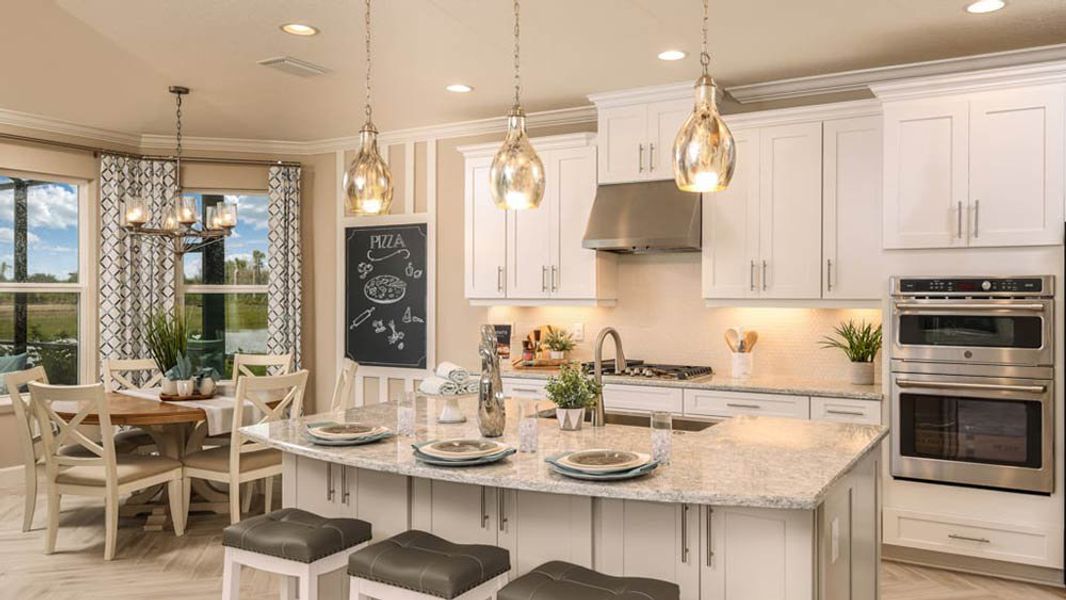 Furnished interior view inside a new home in Central Park, Port St. Lucie (Image 17).