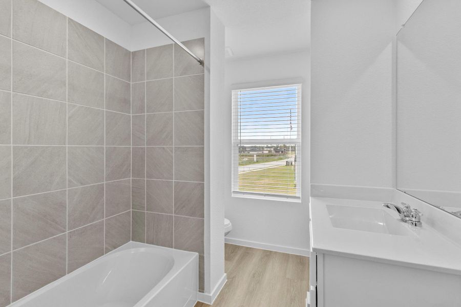 Furnished interior view inside a new home in Legacy Park, Houston (Image 6).