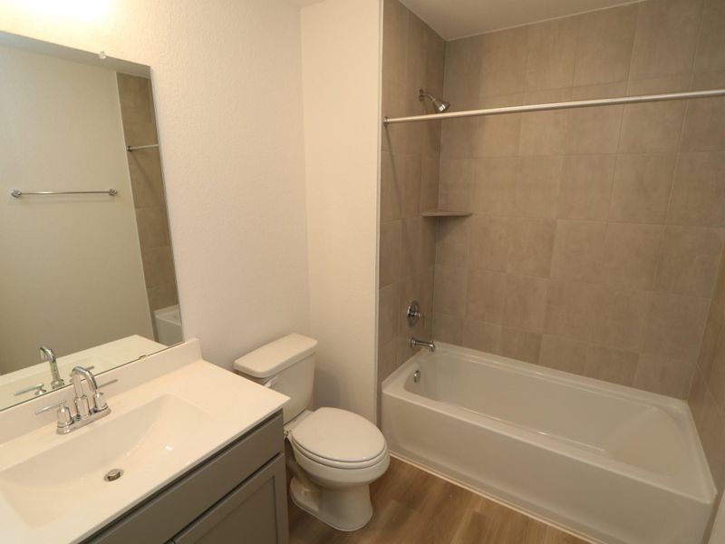 Furnished interior view inside a new home in Miller's Pond, Rosenberg (Image 12). Furnished interior view inside a new home in Miller's Pond, Rosenberg (Image 12).