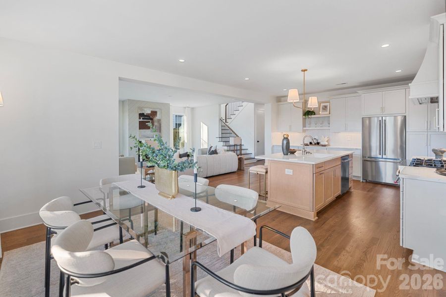 Furnished interior view inside a new home in , Charlotte (Image 35). Furnished interior view inside a new home in , Charlotte (Image 35).