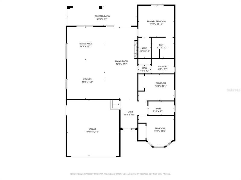 2D floor plan layout of this home in , Port Charlotte, FL (Image 5).