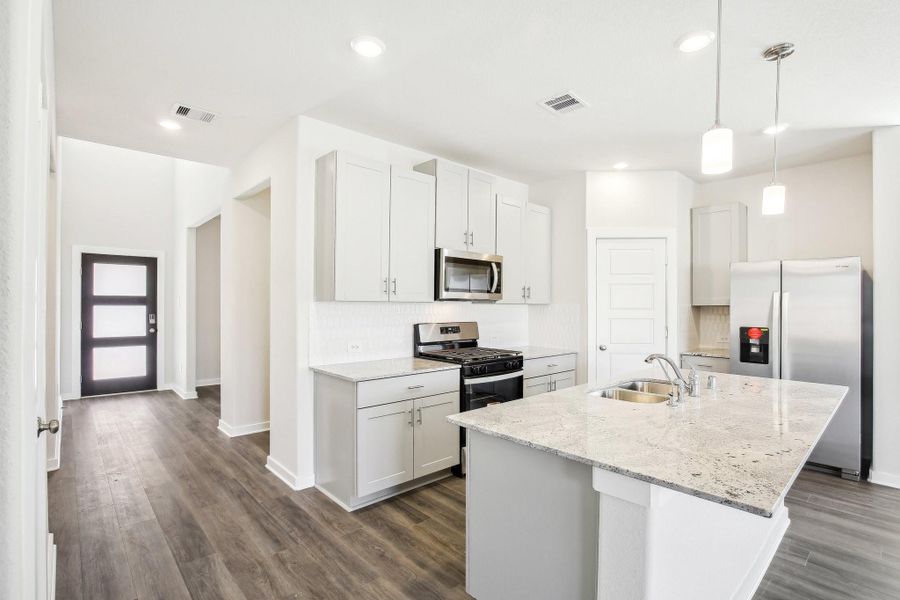 Photo is not of the actual home but is an inspirational photo of builder’s model home and may depict options, furnishings, and/or decorator features that are not included.