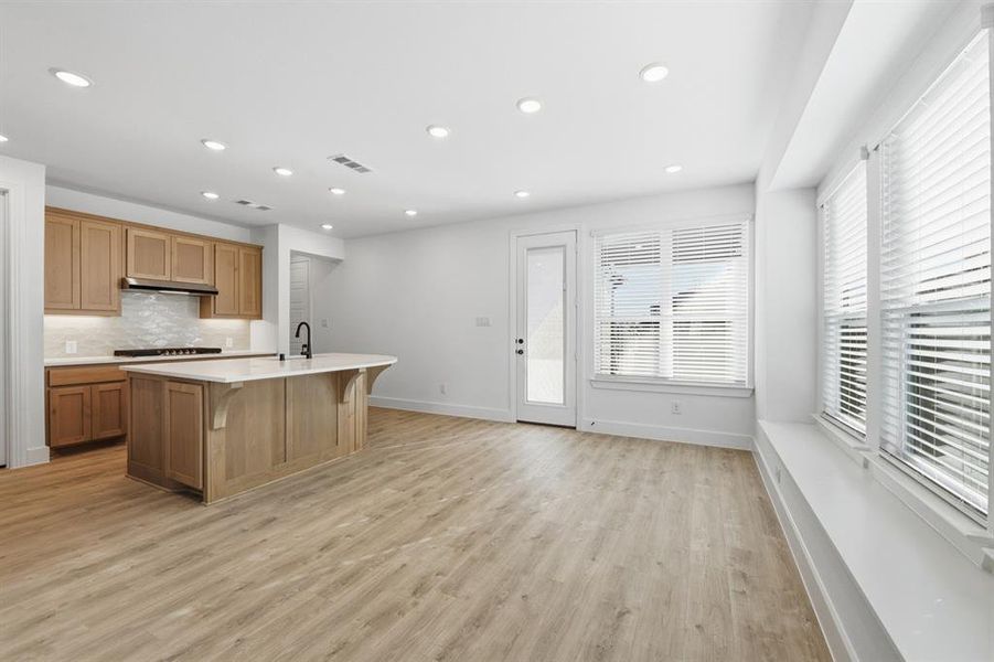 Furnished interior view inside a new home in Pecan Square: 40ft. lots, Northlake (Image 7).