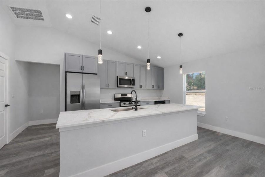 Furnished interior view inside a new home in , Dunnellon (Image 7).