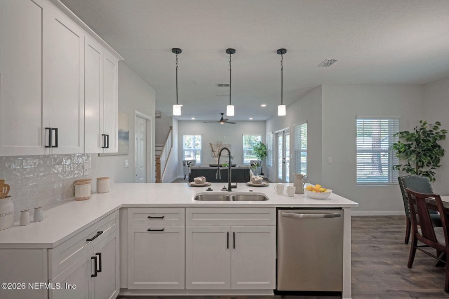 Furnished interior view inside a new home in , St. Johns (Image 27).