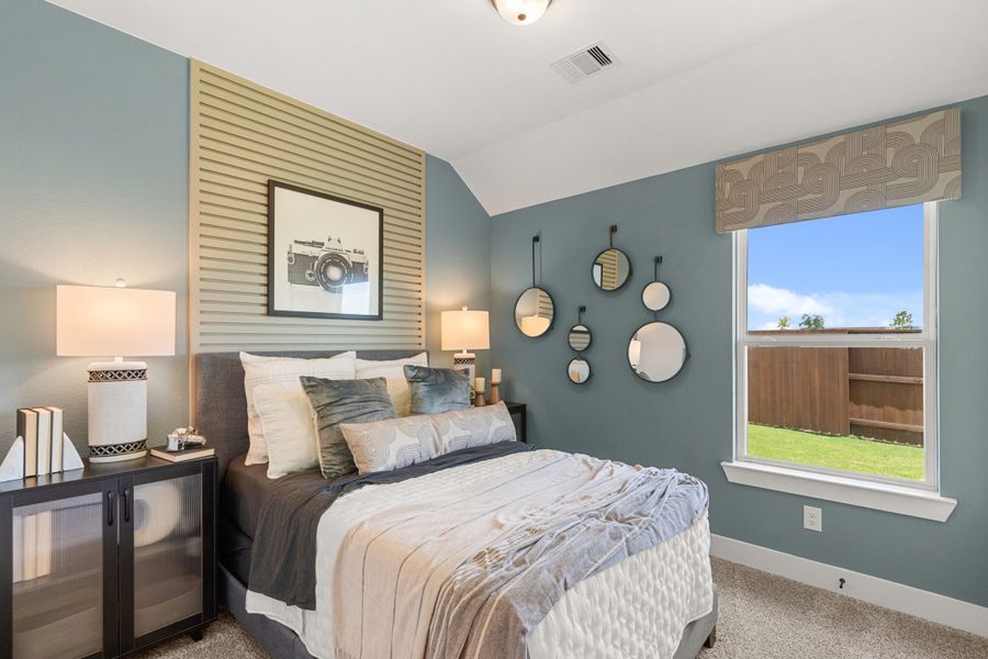 Furnished interior view inside a new home in Meridiana, Manvel (Image 8).