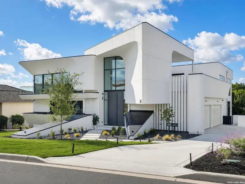 Front exterior of a new home in , San Antonio, TX, highlighting curb appeal (Image 28).