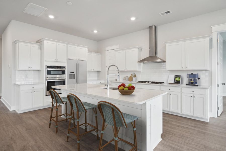 Furnished interior view inside a new home in Carnes Crossroads: Coastal Collection, Summerville (Image 7). Furnished interior view inside a new home in Carnes Crossroads: Coastal Collection, Summerville (Image 7).