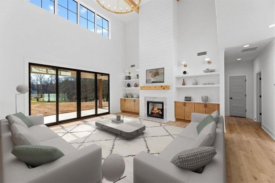 Furnished interior view inside a new home in , Gainesville (Image 8).