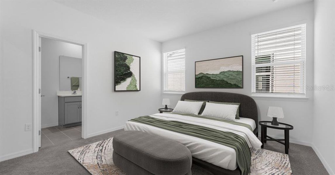 Furnished interior view inside a new home in , Wesley Chapel (Image 10).