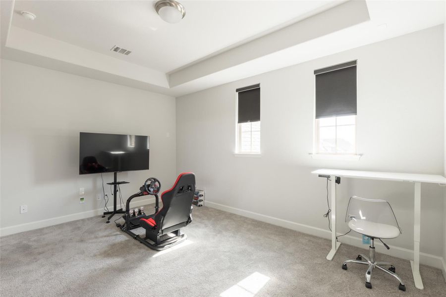 Furnished interior view inside a new home in Elyson 65', Katy (Image 34). Furnished interior view inside a new home in Elyson 65', Katy (Image 34).