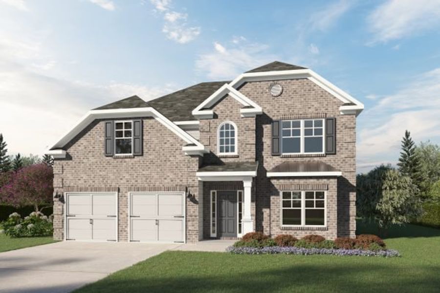 Representative exterior photo of a completed home built from the Alexander by Kerley Family Homes in Carter Grove, Cartersville, GA (Image 7).