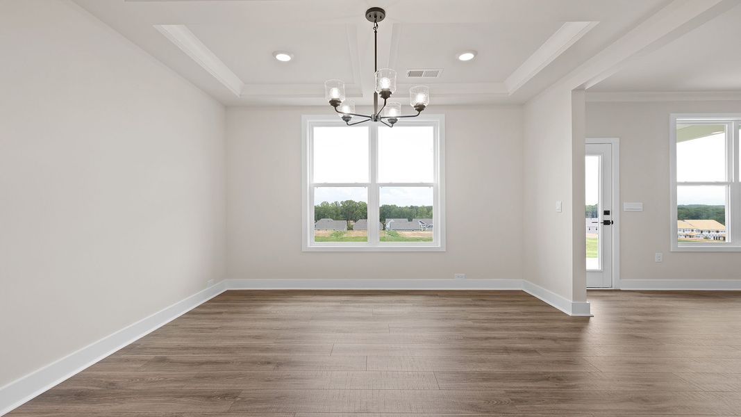 Spacious, unfurnished interior of a new home in Adams Glen, Greenville (Image 19).