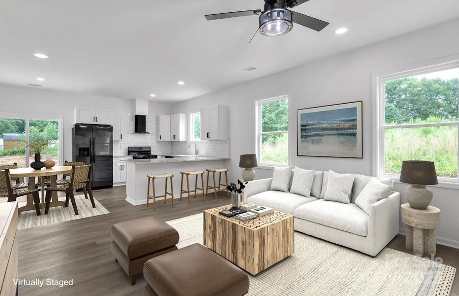 Furnished interior view inside a new home in , Shelby (Image 14).