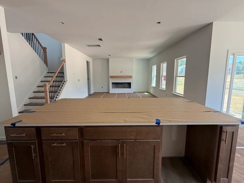 In-progress construction of a new home in The Point, Rolesville, NC (Image 14).