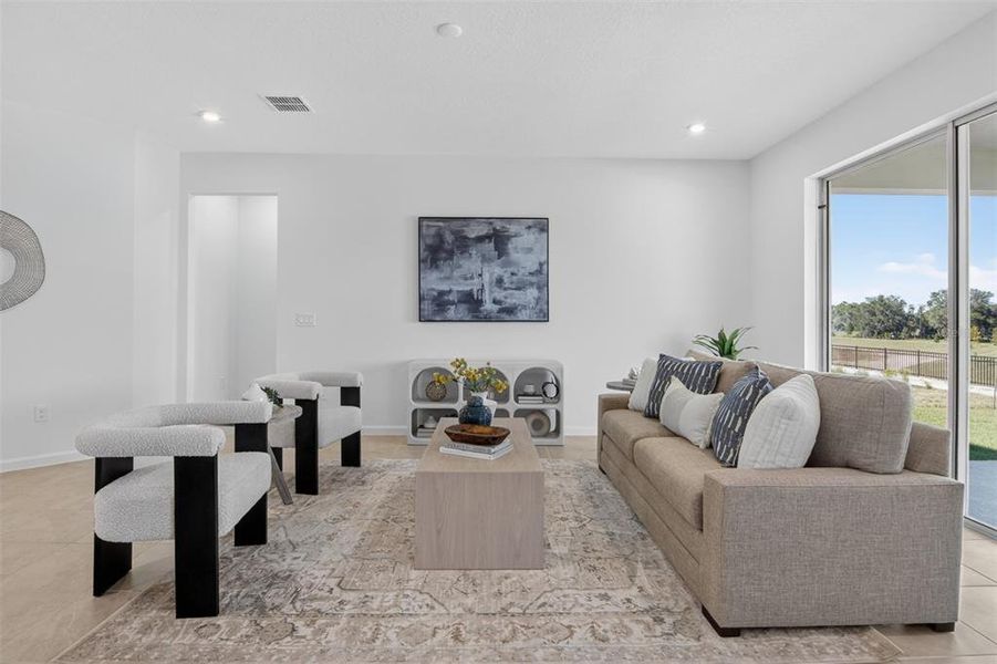 Furnished interior view inside a new home in Rainwood, Groveland (Image 5).