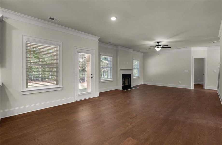 Spacious, unfurnished interior of a new home in The Landing at Miller’s Ferry, Adairsville (Image 31). Spacious, unfurnished interior of a new home in The Landing at Miller’s Ferry, Adairsville (Image 31).