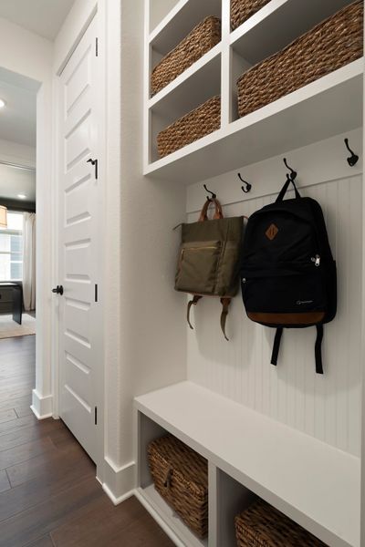 Furnished interior view inside a new home in Wolf Ranch, Georgetown (Image 34).