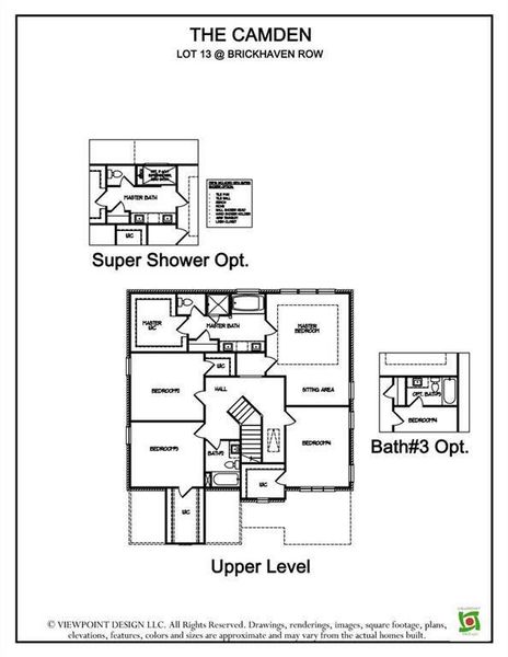 2D floor plan layout of this home in , Buford, GA (Image 8).