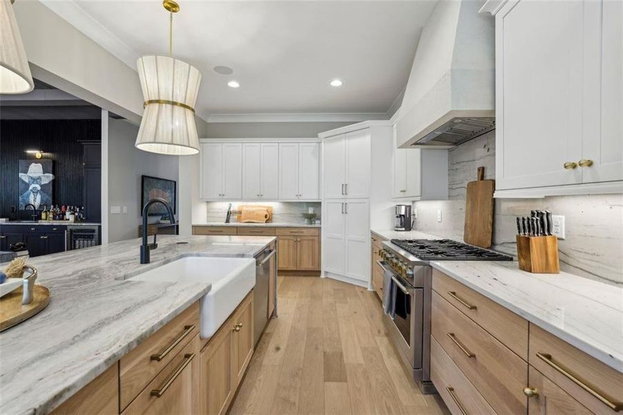 Furnished interior view inside a new home in , Brookhaven (Image 10).