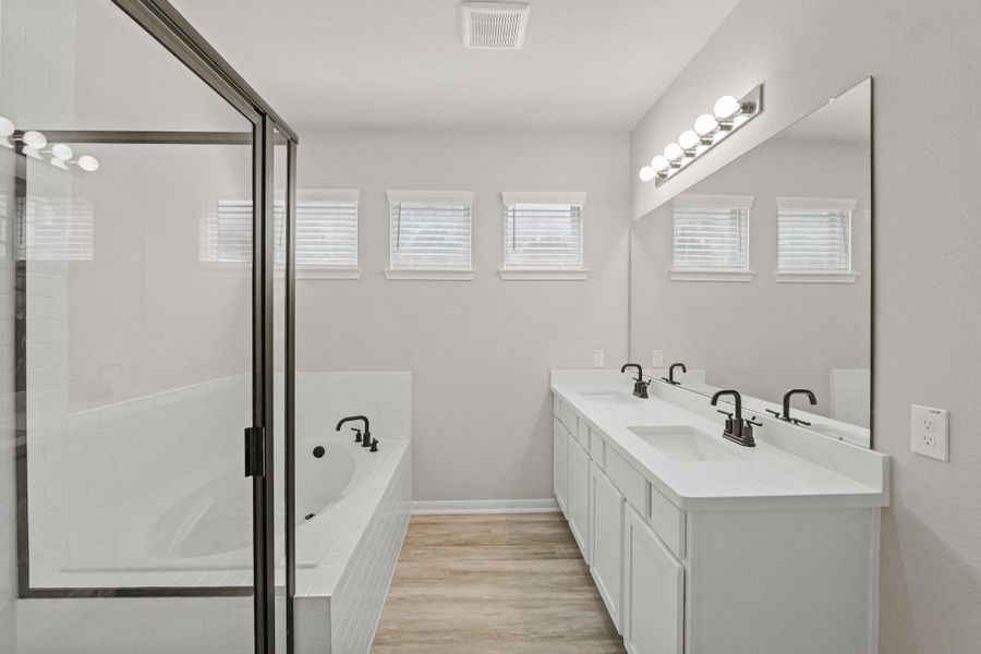 Relaxing primary bath (*Photo not of actual home and used for illustration purposes only.) Relaxing primary bath (*Photo not of actual home and used for illustration purposes only.)