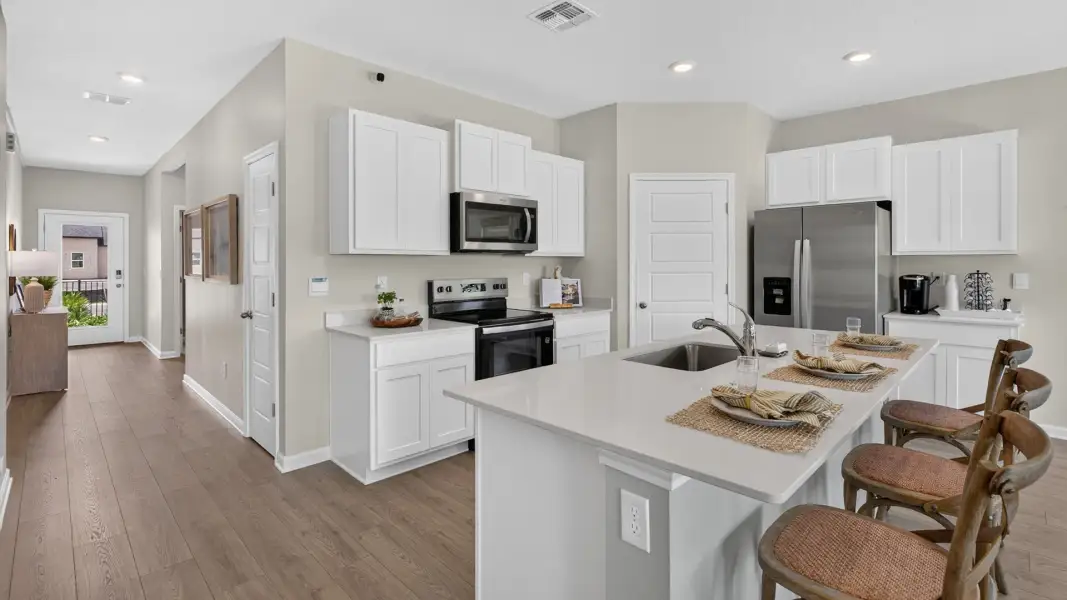 Furnished interior view inside a new home in Copes Landing, Jacksonville (Image 7).