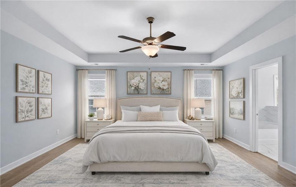 Furnished interior view inside a new home in , Stockbridge (Image 8).