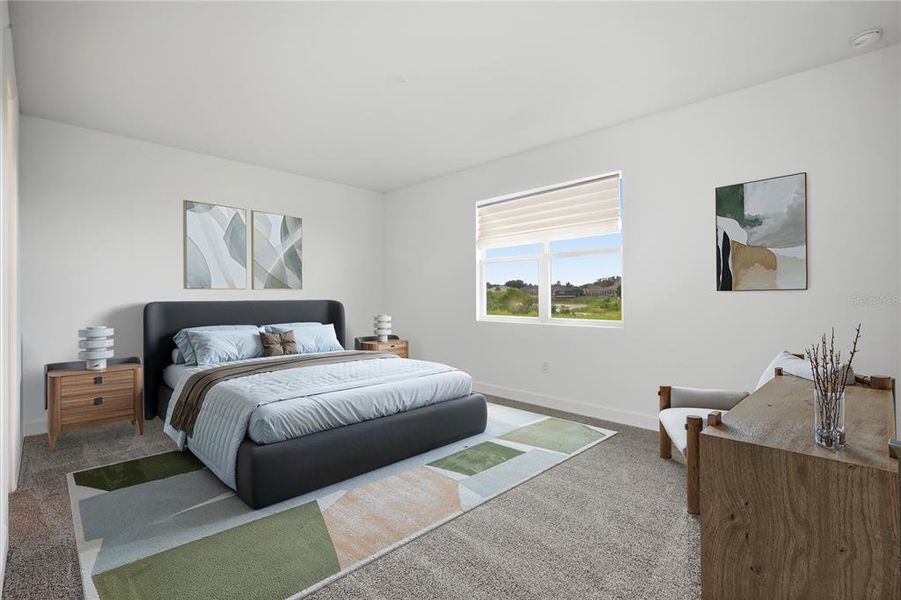 Furnished interior view inside a new home in Glen Lakes, Weeki Wachee (Image 11).