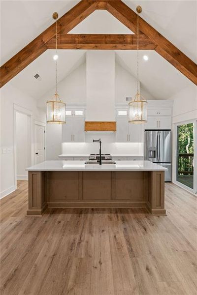 Furnished interior view inside a new home in , Dahlonega (Image 11).