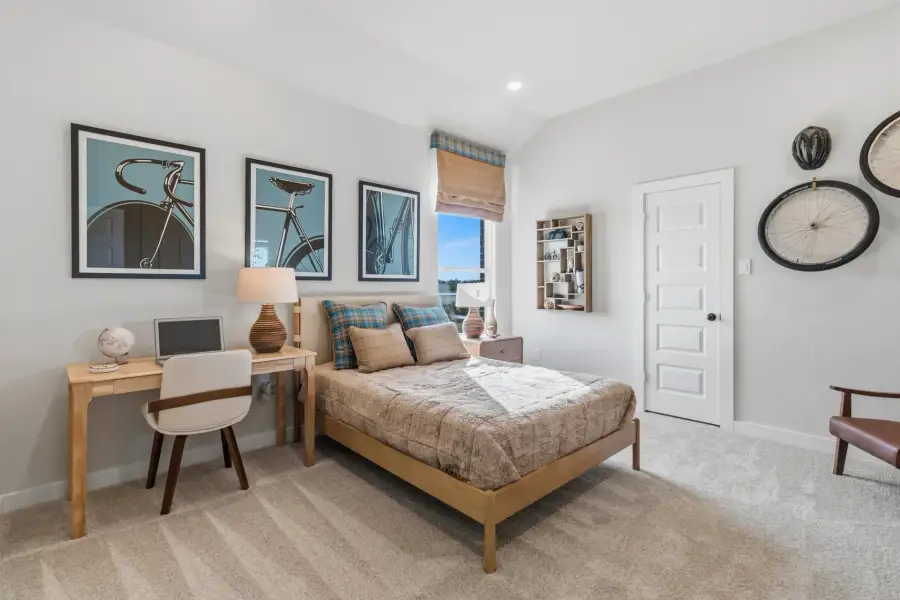 Representative furnished interior of a home built from the Lubbock by First America Homes in Alamo Estates, San Antonio (Image 28).