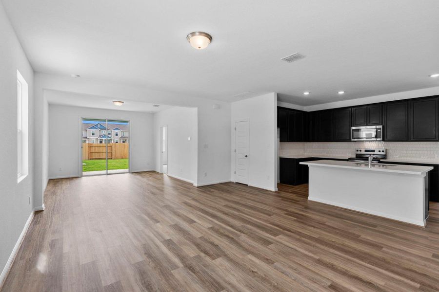From Family Room to Open Concept Kitchen