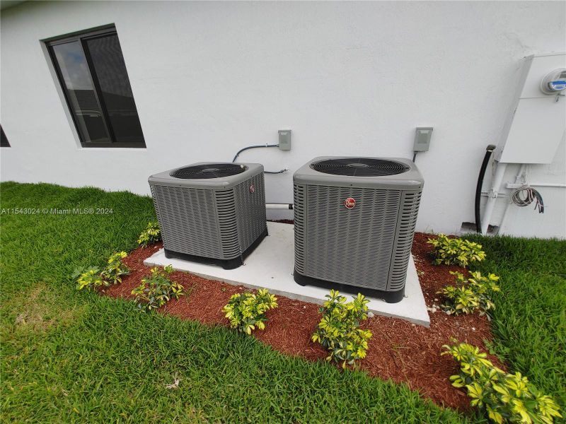 Two Independent Central A/C Systems