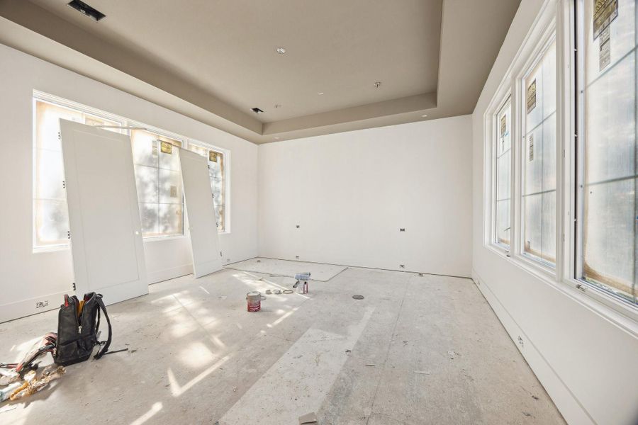 In-progress construction of a new home in , West University Place, TX (Image 16).