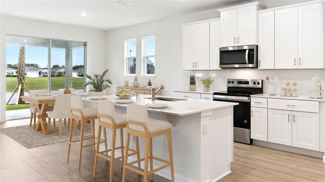 Furnished interior view inside a new home in Archers Mill, Ormond Beach (Image 4).