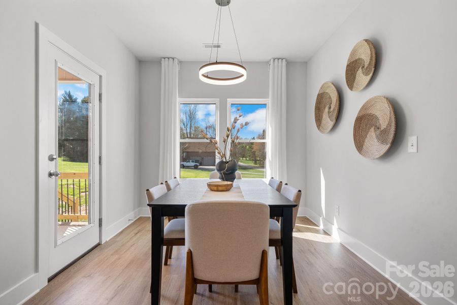 Furnished interior view inside a new home in , Conover (Image 7).
