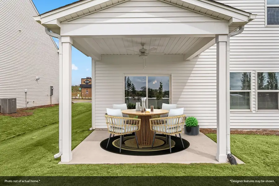 Exterior details and patio area of a home in Pinecrest, West Columbia (Image 2).