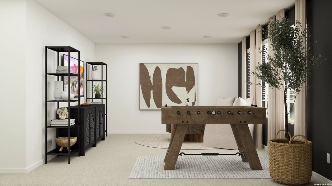 Furnished interior view inside a new home in , San Antonio (Image 8).