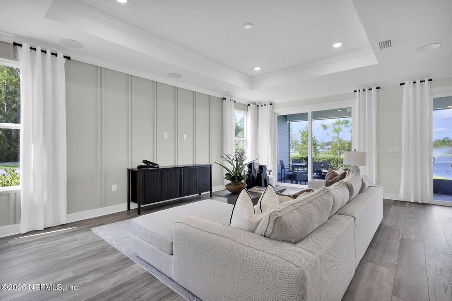 Furnished interior view inside a new home in The Landings at Saint Johns, St. Johns (Image 13). Furnished interior view inside a new home in The Landings at Saint Johns, St. Johns (Image 13).